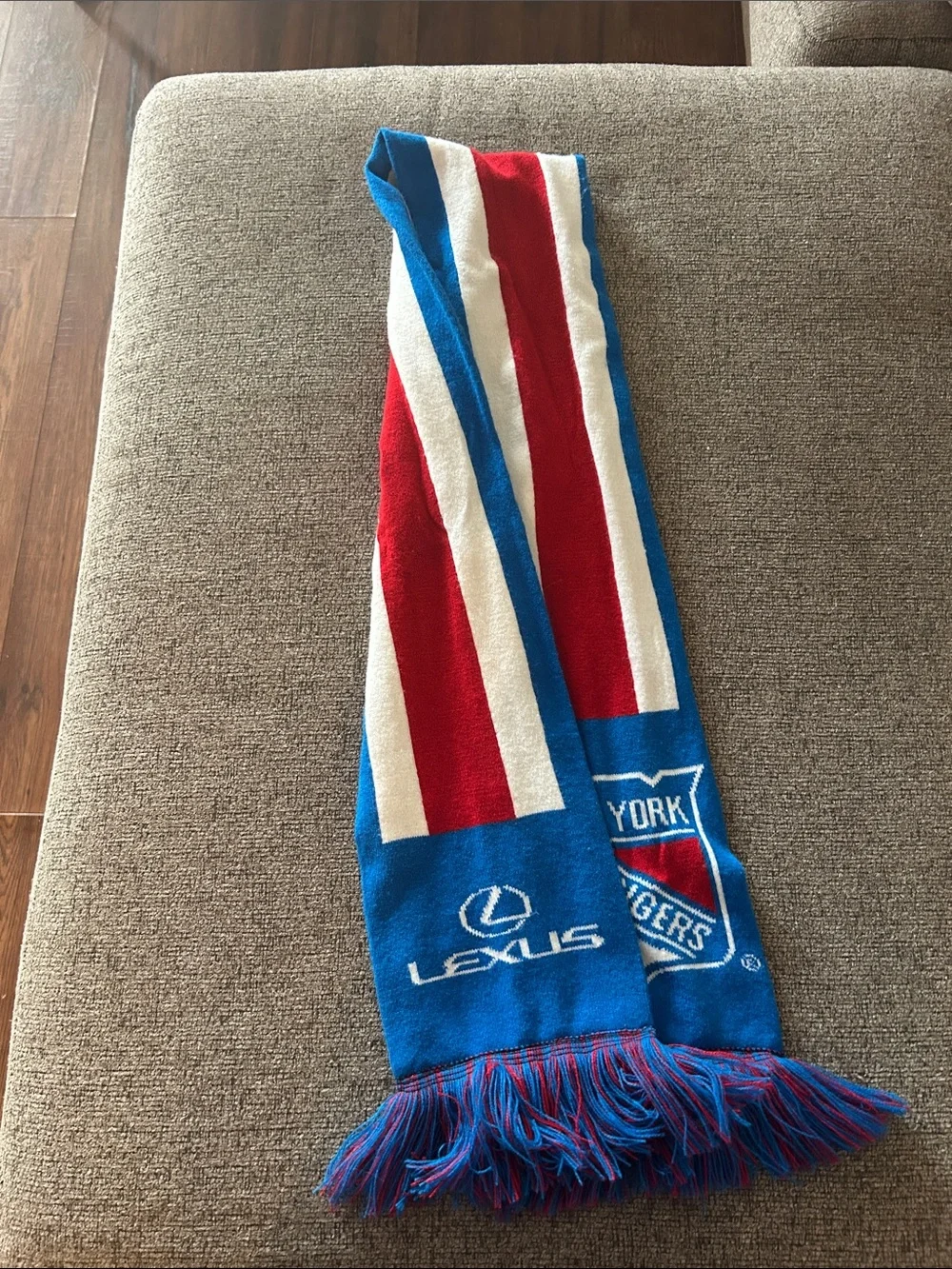 New York Rangers Blue, Red & White Team Scarf